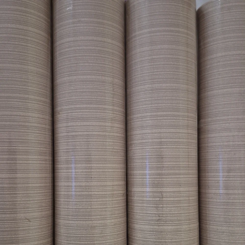 Vintage 90's Neutral Striped Wallpaper - The LINDEN street gallery